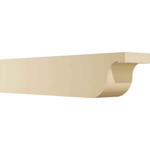 Ekena Millwork Standard Del Monte 5 in. W x 6 in. H x 30 in. D Signature Urethane Rafter Tail Outlooker
