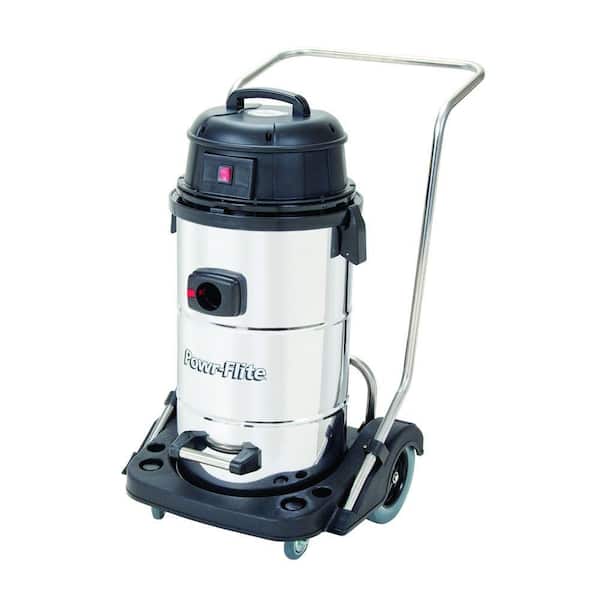 Powr-Flite 15 gal. Stainless Wet/Dry Vac with Squeegee Tools