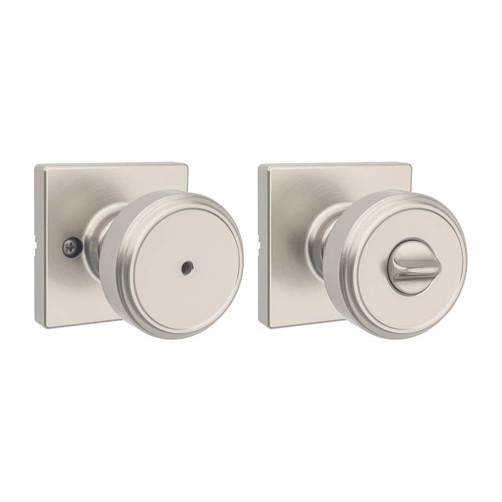 Maven Satin Nickel Square Bed/Bath Door Knob price history on PriceWatchPro