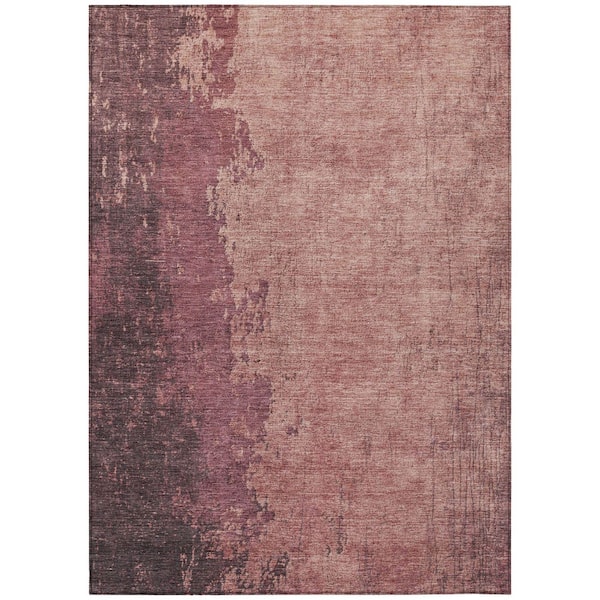 Chantille Machine Washable Indoor/Outdoor Abstract ACN1904 Coral 10 ft. x 14 ft. Accent Rug