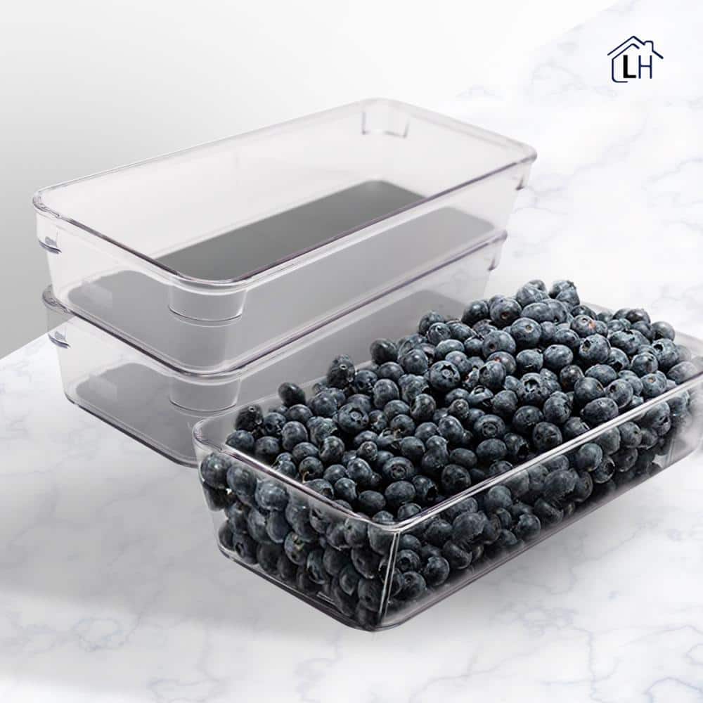 Berry Containers For Fridge Produce Containers With Lid Multipurpose Fridge  Organizer Storage Box Tray To Keep