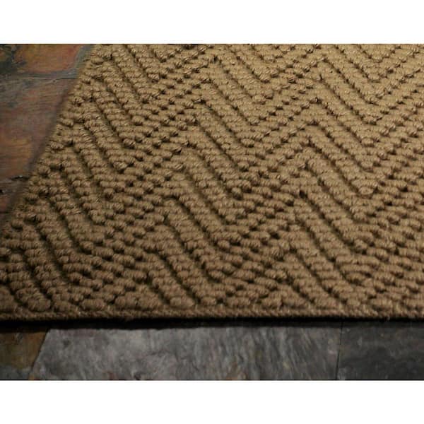Organic Herringbone Natural 5 ft. x 8 ft. Area Rug