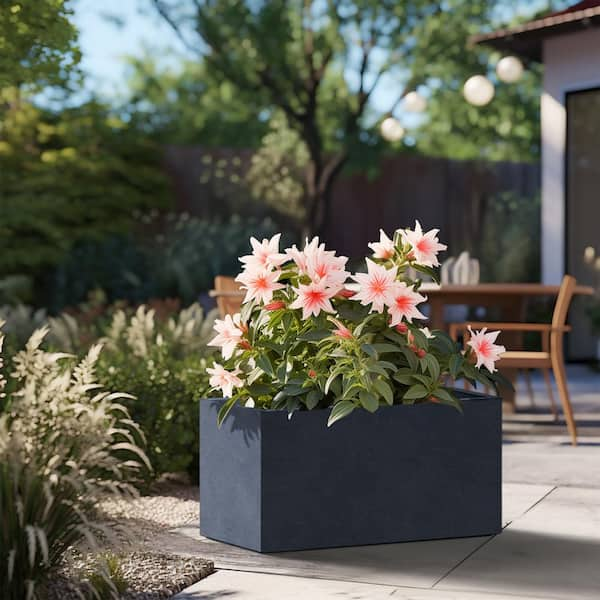 8 in. x 11 in. H Rust Square Taper Planter Home Outdoor hotsell Garden Plant Pot Metal Durable Flower Decorative Texture Container Modern Decor Cute