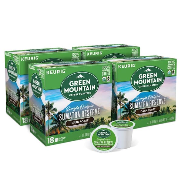 Keurig Green Mountain Sumatran Reserve K-Cups (72-Counts)