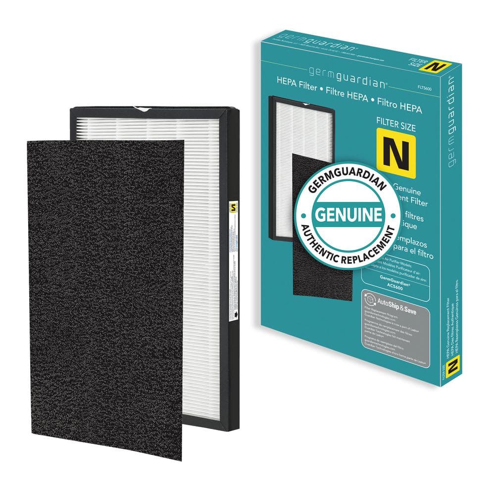 GermGuardian HEPA GENUINE Replacement Filter N for AC5600 Air Purifiers FLT5600 The Home Depot