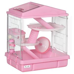Photo inspiration: Pawhut 3 Tier Hamster Cage With Steel Wire Exercise Wheel Photo Inspiration