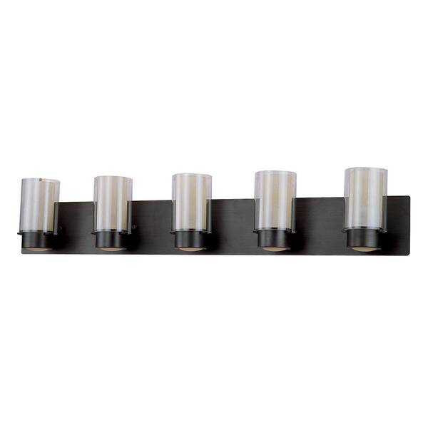 Filament Design Deena 5-Light Oil Rubbed Bronze Bath Light