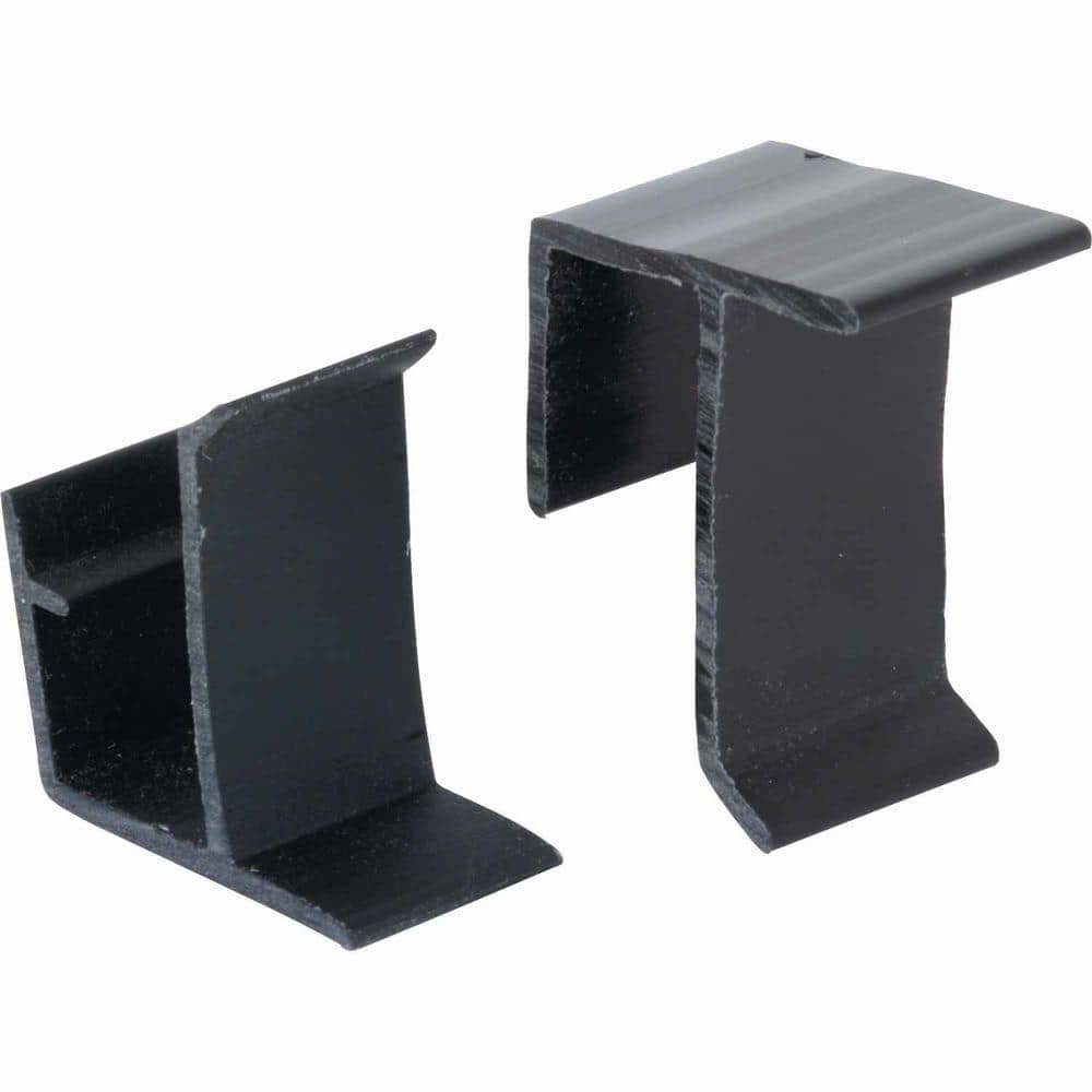 Prime Line Screen Frame Holder Top And Bottom Black Vinyl 2 Sets L   Blacks Prime Line Screen Door Accessories L 5799 64 1000 