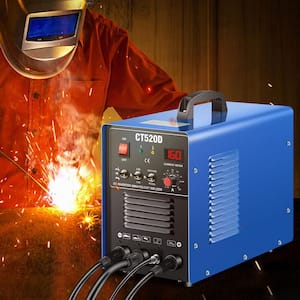 3 in 1 TIG/MMA/CUT Welder 200 Amp Arc Welding Machine 110/220-Volt Plasma Cutter CT520D 50 Amp with Clamp Cable