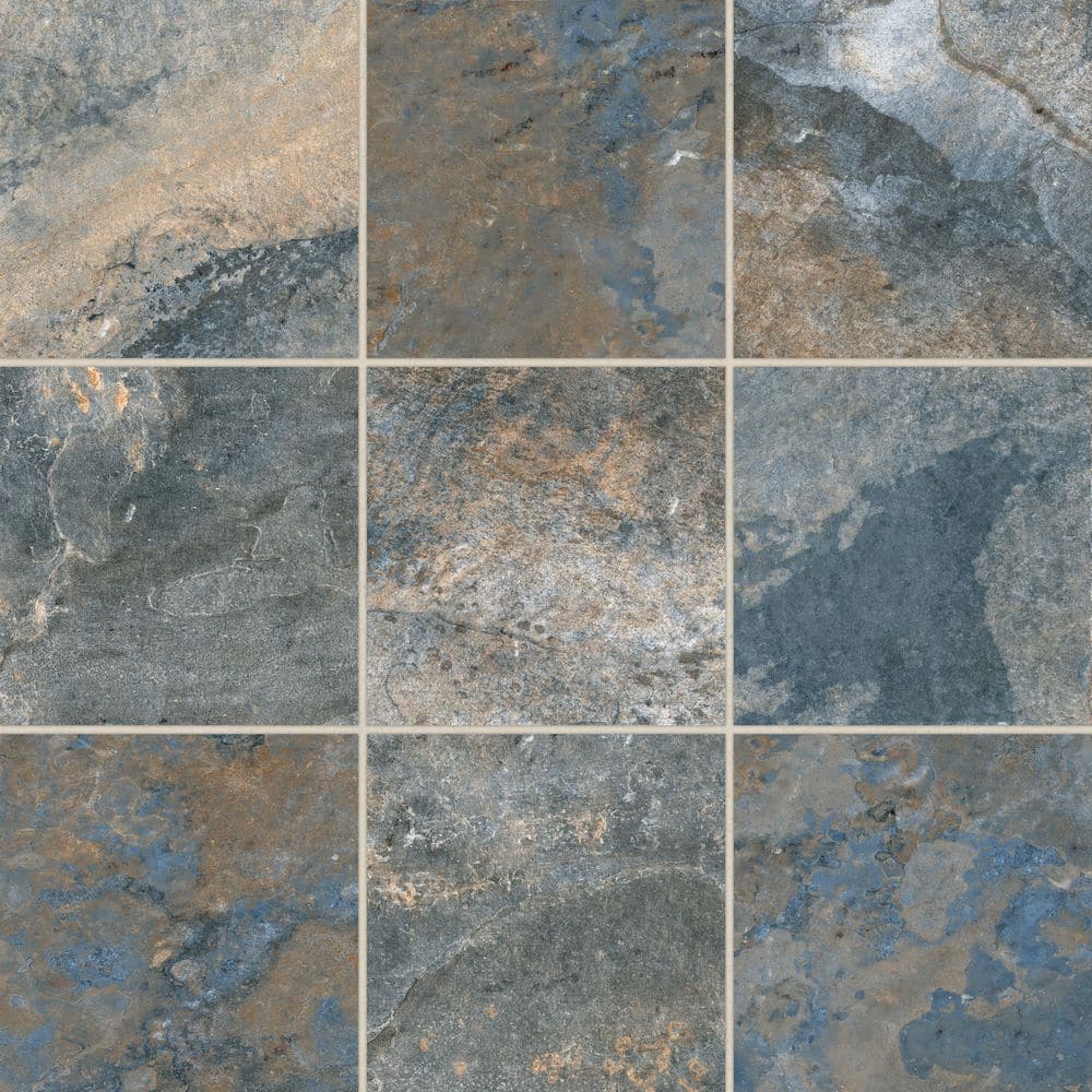 "Sinai 6"" x 6"" R11 Anti-Slip Matte Pressed Porcelain Field Tile in Blue (6.24 sq. ft. / Case)" price history on PriceWatchPro