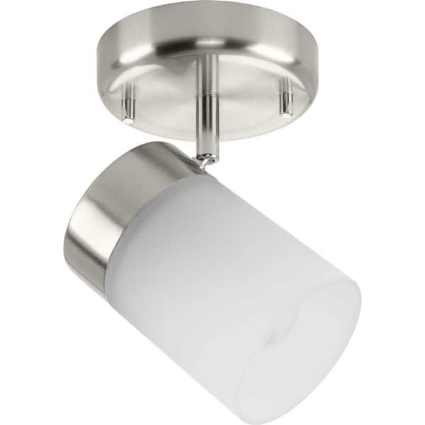 Progress Lighting Ridgecrest 1-Light Brushed Nickel Incandescent Track Lighting Head