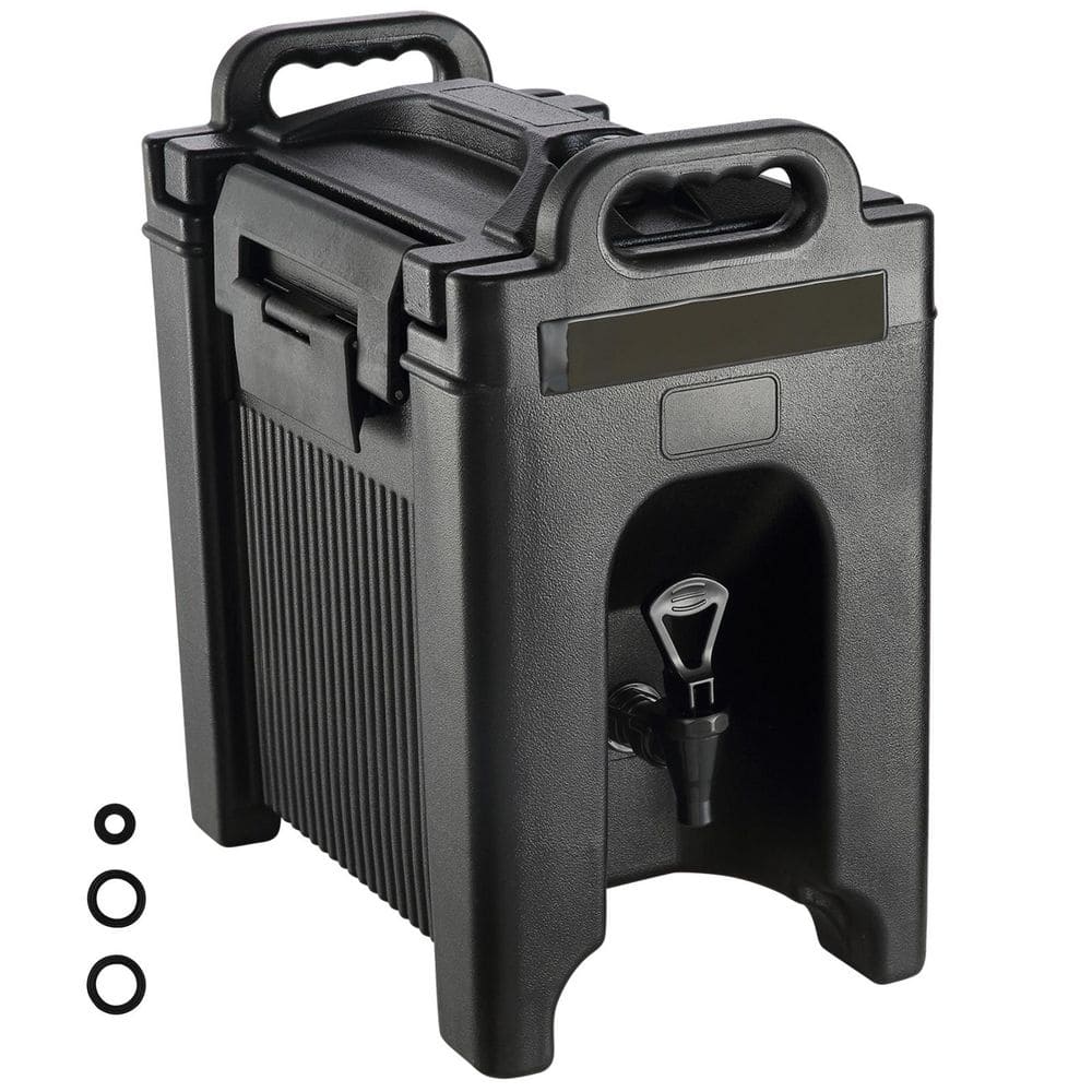 SKYSHALO Insulated Beverage Dispenser, 2.5 Gal. Plastic Food
