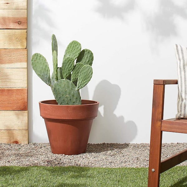 Traditional 14 in. x 13 in. Terra Cotta PSW Pot
