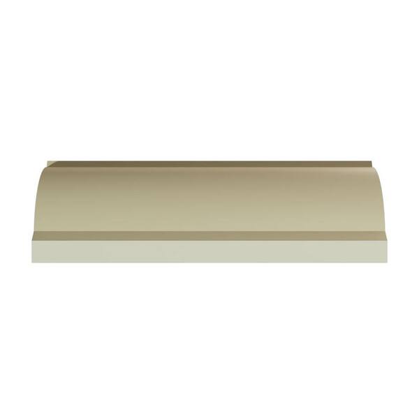 Ekena Millwork Wesley 3 in. D x 4.125 in. W x 96 in. L Polyurethane Crown Moulding