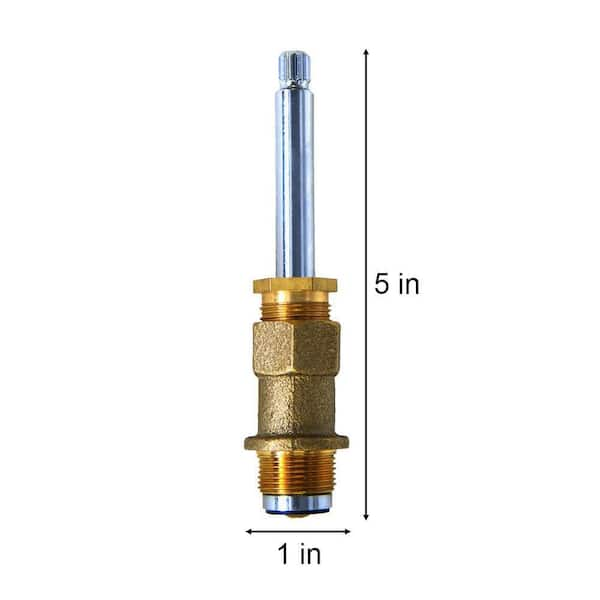 ALITZ 3-Inch Female Brass Stem Extension Broach 12 with 10-24 by 3-Inch  Screw Repair Kit compatible with Pfister Shower and Tub valve, Cut to  length, stem extension 