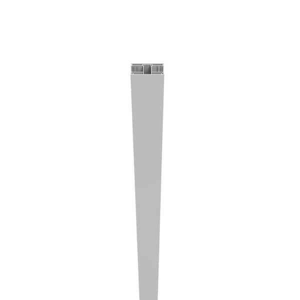 Barrette Outdoor Living 72 in. White Line Surface Mount Post
