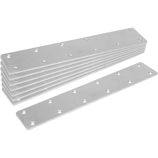 10-7/8 x 2 1.9-Guage 201 Stainless Steel Mending Plate Nail Stop Nail Plate 8-Pack