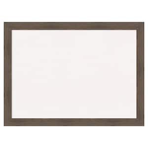 Hard Wood White Corkboard 31 in. x 23 in. Bulletin Board Memo Board