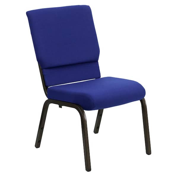 Carnegy Avenue Fabric Stackable Chair in Navy Blue CGA-XU-1279-NA 