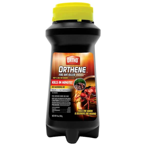 Orthene Fire Ant Killer1 12 oz. Outdoor Fire Ant Mound Killer, Kills the Queen, Destroys up to 162-Mounds