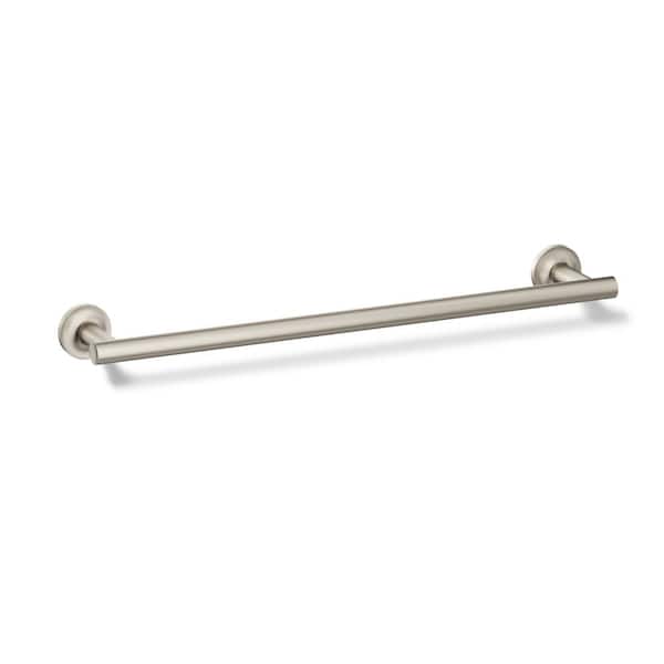 KOHLER Purist 18 in. Towel Bar in Vibrant Brushed-Nickel