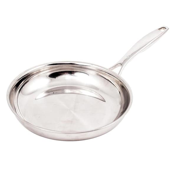 Premium Clad 8 in. Stainless Steel Frying Pan-Induction