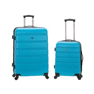 Melbourne Expandable 2-Piece Hardside Spinner Luggage Set, Turquoise