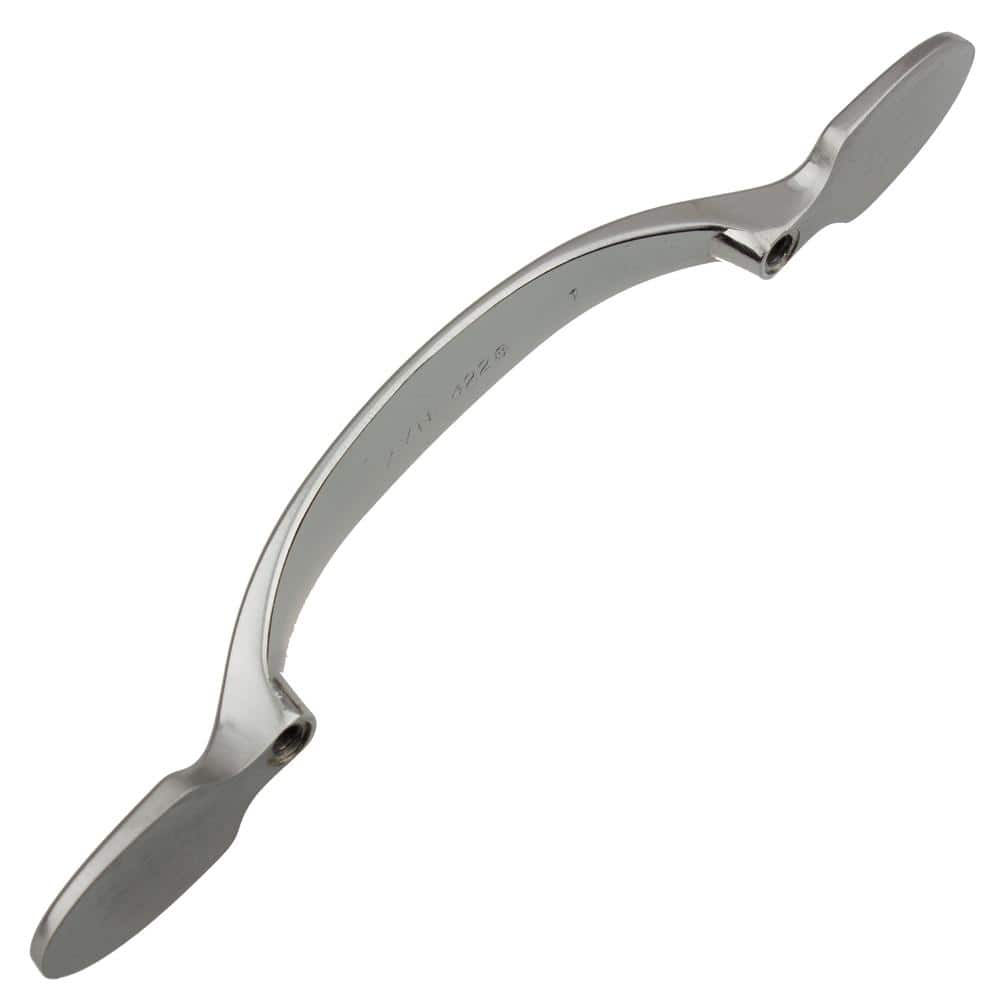 Brushed Nickel 9" Arch Cabinet Pull with Mounting Hardware