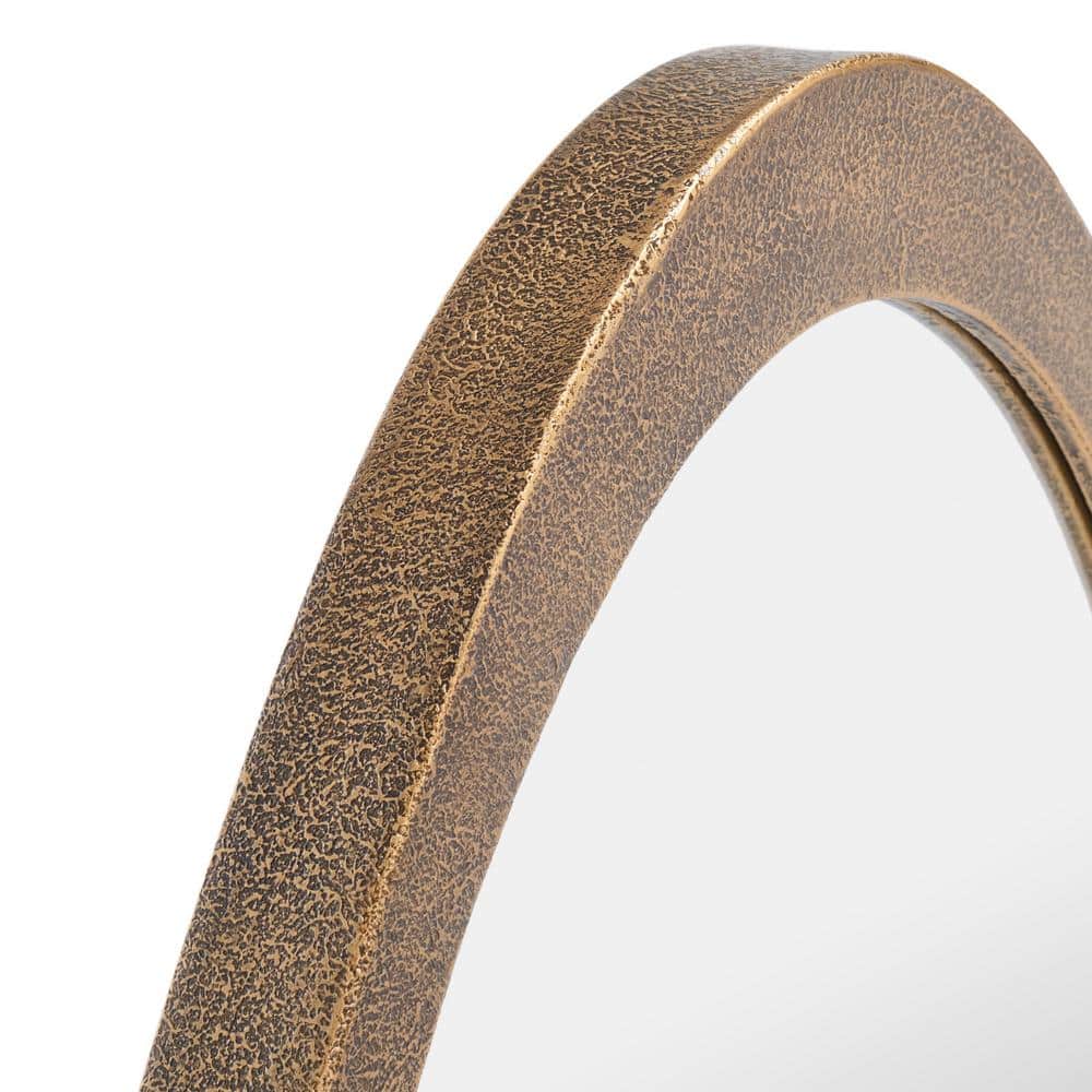 Cassini 47" Oval Brass Framed Wall Mirror