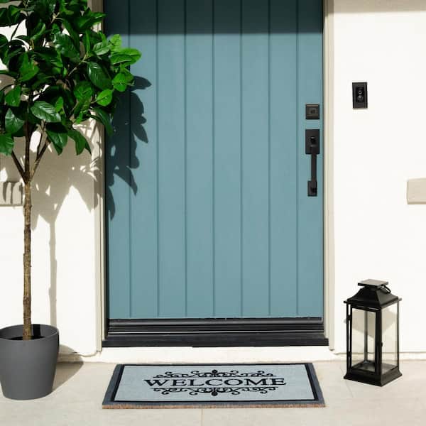 Kingsgate 22 in. x 36 in. Flocked Door Mat