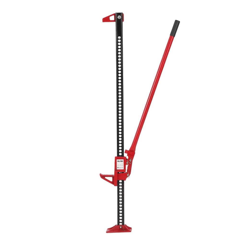 60 in. 3-Ton Heavy-Duty Ratcheting Farm Jack with Wide Base and Triangular Head, Red price history on PriceWatchPro