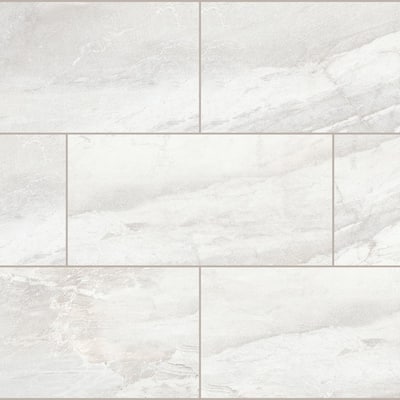 Ivory Lane Quartzite 22 MIL x 11.9 in. W x 23.8 in. L Click Lock Waterproof Vinyl Tile Flooring (17.7 sq. ft./case)
