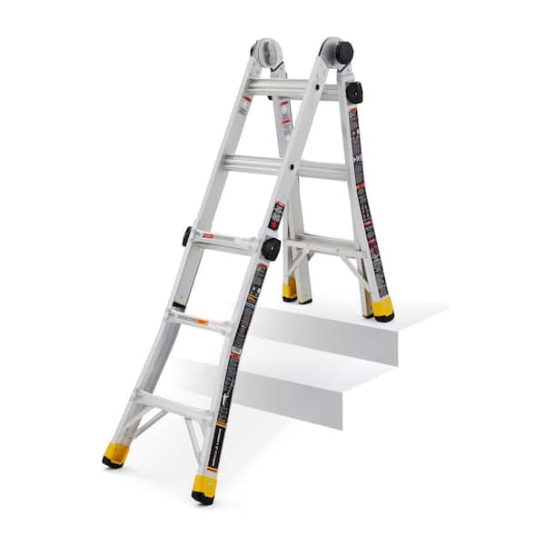 Goplus 4 Ft Fiberglass Step Ladder, Folding 3 Step Nepal