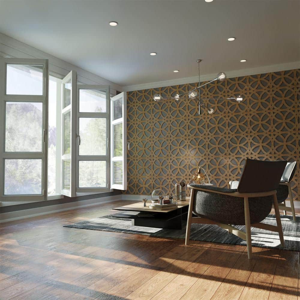 "15-3/8"" x 15-3/8"" x 1/4"" Medium Daventry Decorative Fretwork Wood Wall Panels, Birch (20-Pack)" price history on PriceWatchPro