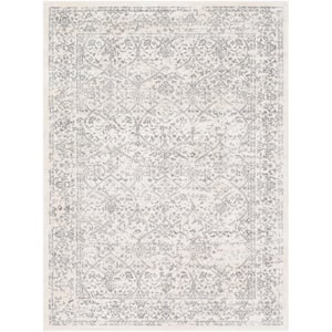 Saul White 6 ft. 7 in. x 9 ft. Area Rug