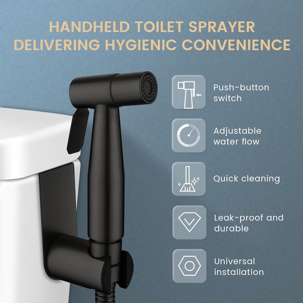 Zalerock Bidet Sprayer for Toilet Handheld SUS304 Stainless Steel