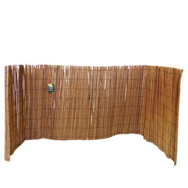 MGP 2 ft. H x 8 ft. L Peeled Willow Garden Fence