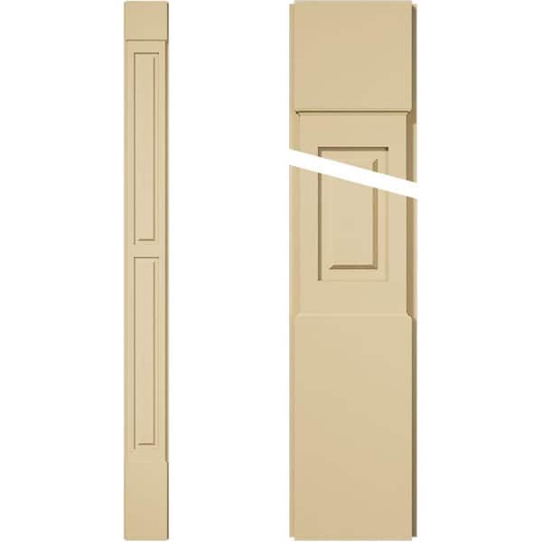 Ekena Millwork 2 in. D x 9 in. W x 108 in. L Primed Polyurethane Pilaster 1-Pack