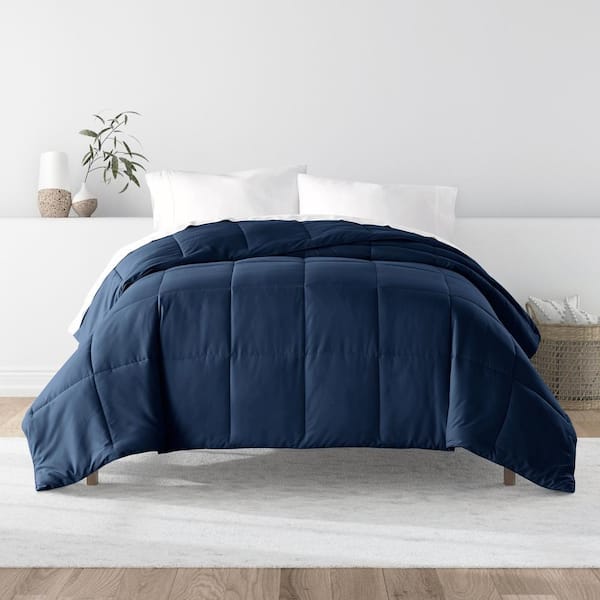 Becky Cameron Performance Navy Solid Twin Comforter