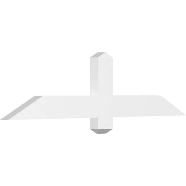 Ekena Millwork Eugene 48 in. W x 12 in. H x 2 in. D Signature Polyurethane Bracket