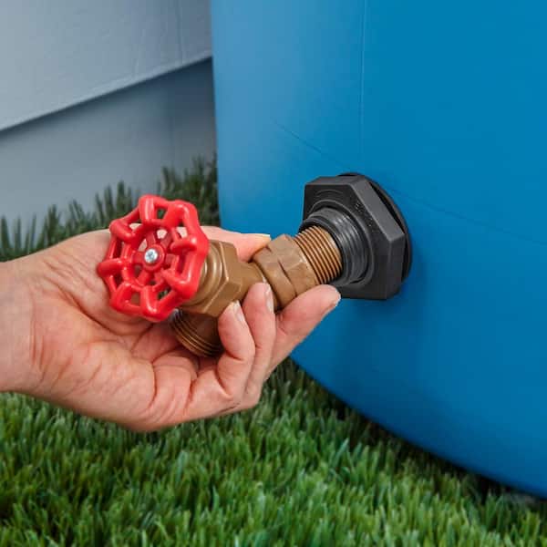 3/4 in. Polyoxymethylene Bulkhead Union With Washer Fitting