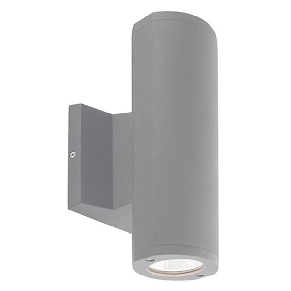 Radionic Hi Tech Oswego Gray Outdoor Integrated LED Wall Mount Sconce