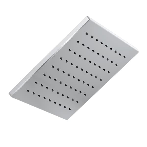 Delta 1-Spray Patterns 1.75 GPM 11.75 in. Wall Mount Fixed Shower Head in Lumicoat Chrome