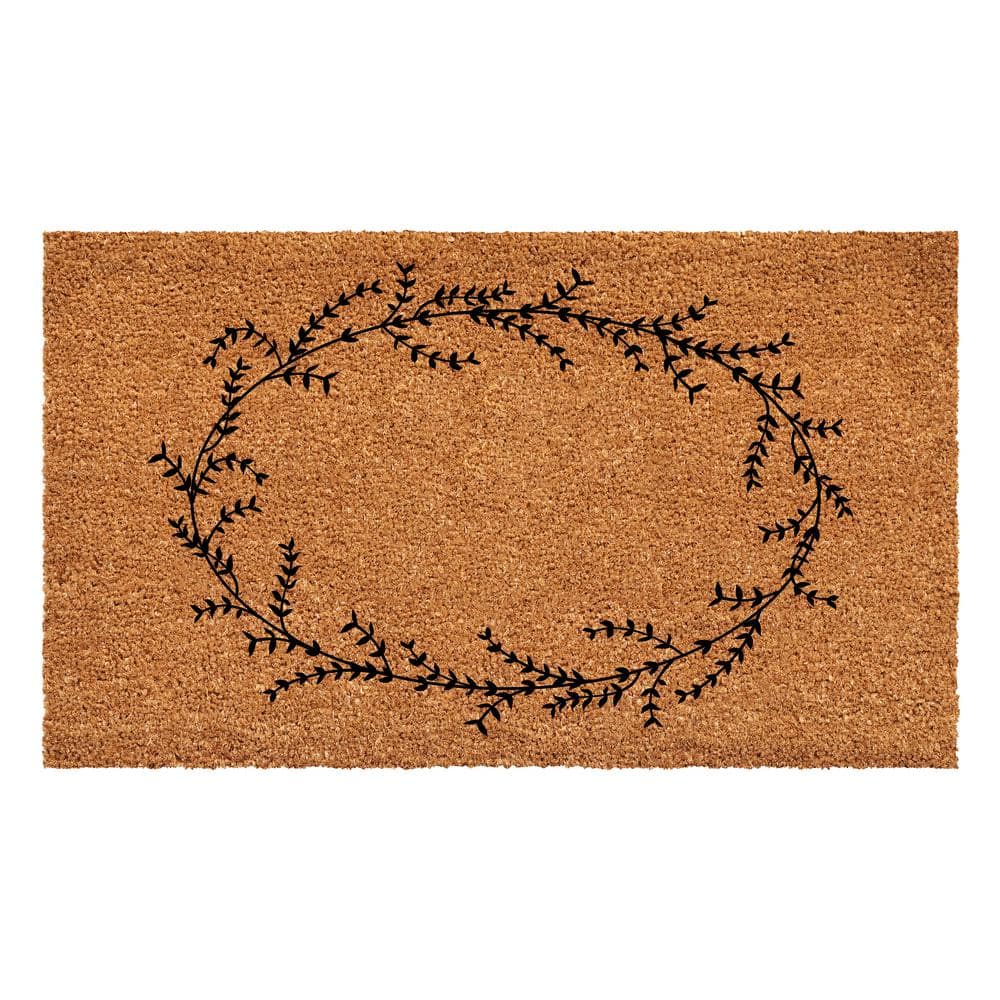 Rustic Leaf Vine Multi-Colored 24 in. x 36 in. Indoor or Outdoor Doormat price history on PriceWatchPro
