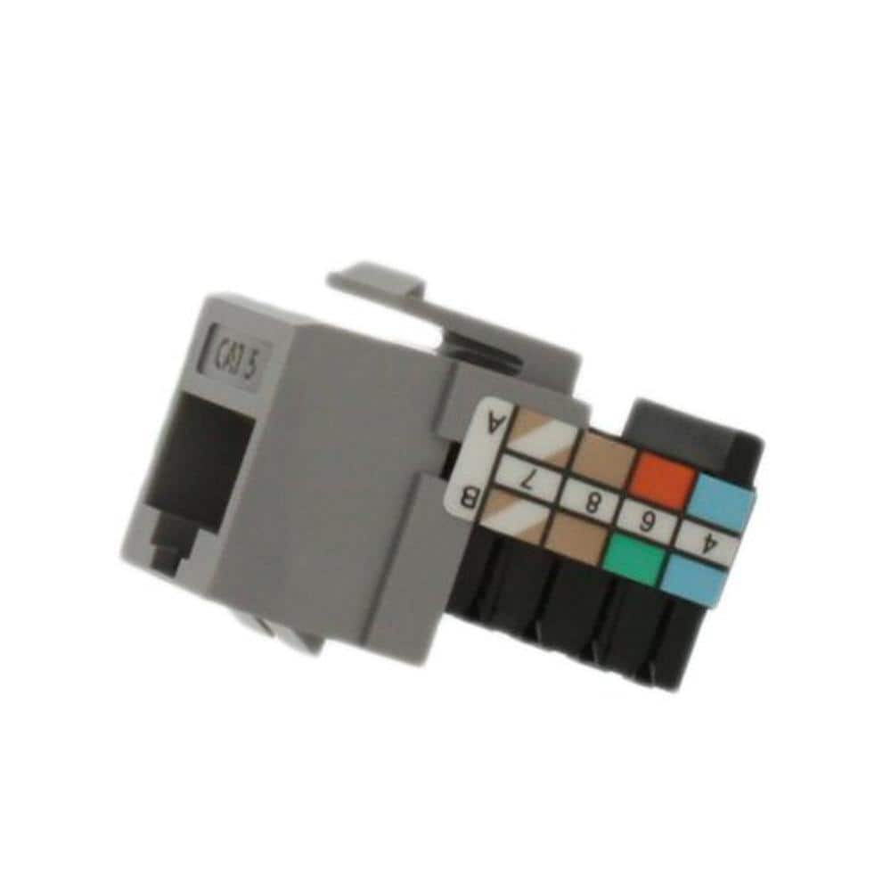 UPC 078477826539 product image for QuickPort CAT 5 Connector, Gray | upcitemdb.com