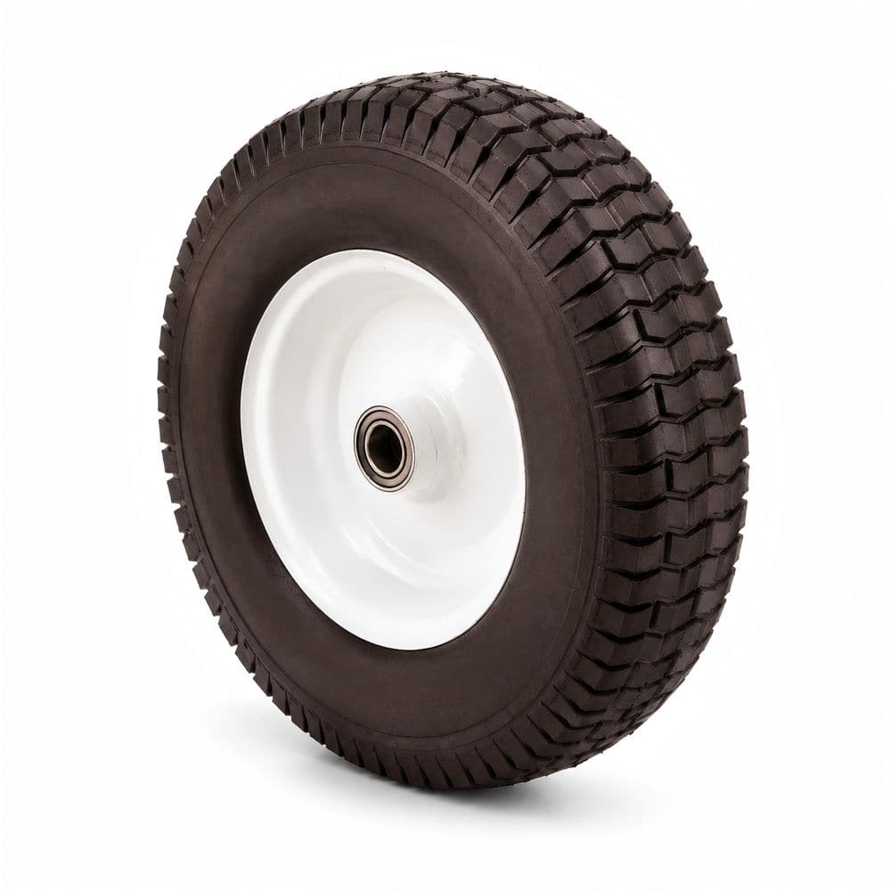 Flat Free 16 x 5.00-8 Tire with 1 in. Bearings, 3 in. Center Hub price history on PriceWatchPro