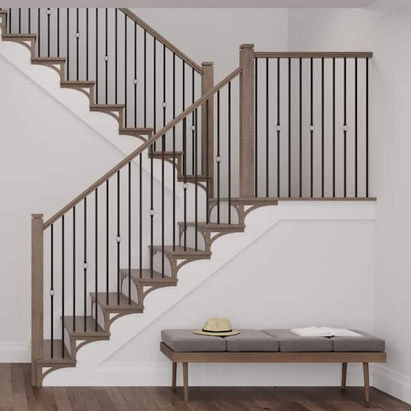 #54 8.125 in. x 11.50 in. x 0.25 in. Birch Stair Bracket Left