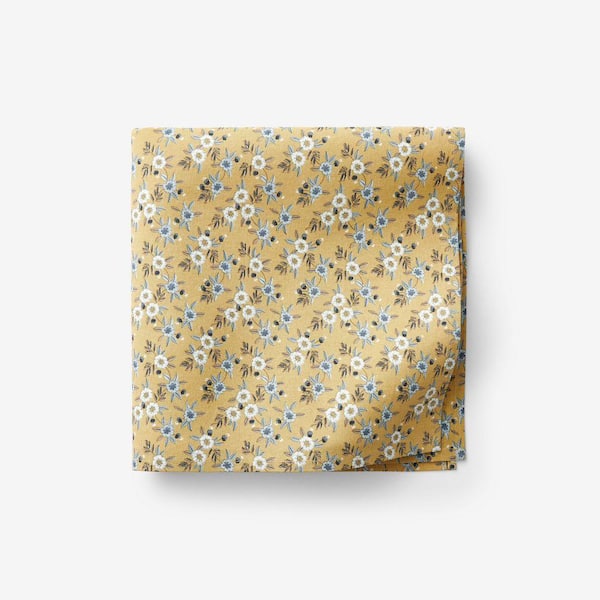 Company Cotton Blue Flora 19 in. W x 19 in. H Blue Cotton Napkins (Set of 4)