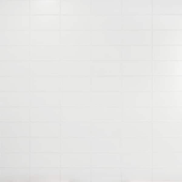 Victoria Blue 4 in. x 8 in. Matte Ceramic Wall Tile (28 Pieces, 6.02 Sq. Ft. / Case)