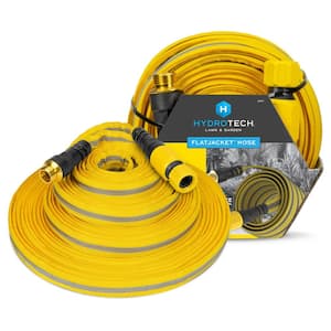 5/8 in. Dia x 100 ft. Flexible Flat Jacket Garden Water Hose